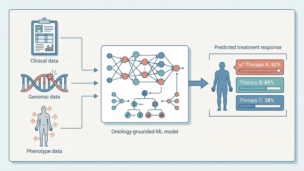 Personalized cancer treatment prediction (KCSH Pathway to Impact 2025) — research illustration